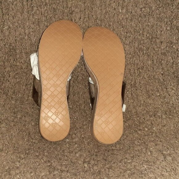 DONALD J PLINER-Sabrina-Slip On Cork Wedge-Snake Print-Sz 8-NWOB - Picture 7 of 7